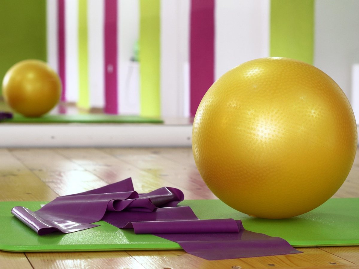 Ballon de Pilates pour le gainage et l'équilibre